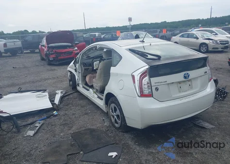 2014 Toyota Prius Three from USA, damaged, VIN JTDKN3DUXE1818698